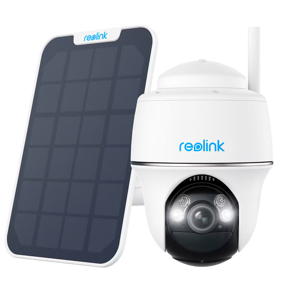 Reolink Camara WiFi a Batería con Panel Solar 5 MP RL-ARGUS-B430-SOLARKIT-W