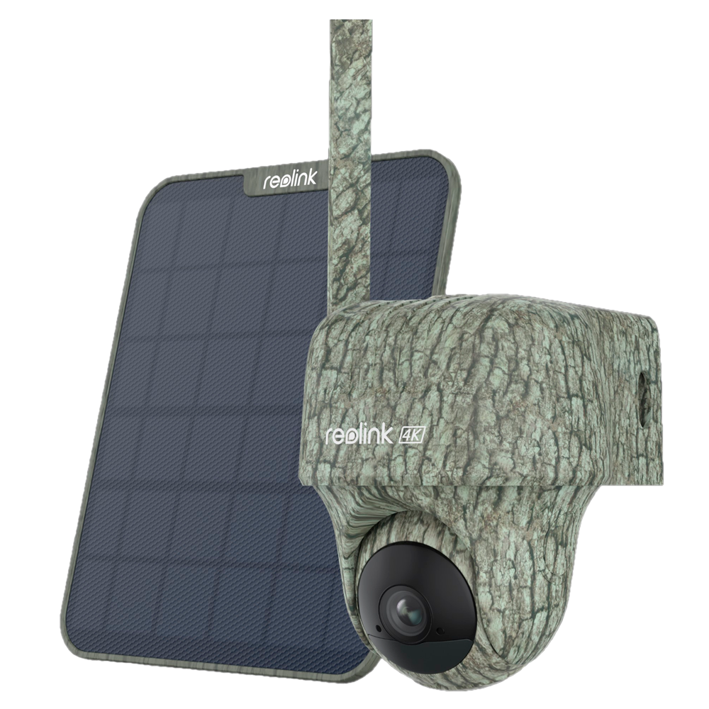 Reolink Camara a Batería 4K 4G Go Ranger PT G450 8 MP RL-GO-SERIES-G450-SOLARKIT-CAMO
