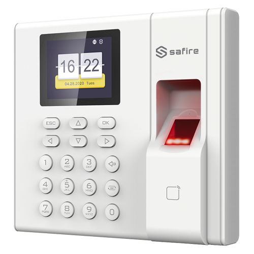 Safire Control de presencia Huella, tarjeta EM y PIN SF-AC3002KEMD-IP-BAT