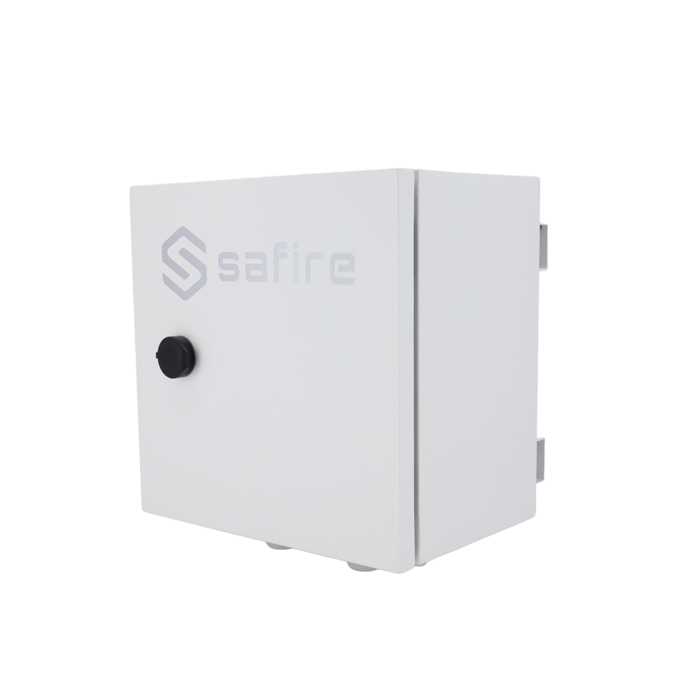 Safire Smartbox Solar con entrada <55VDC SF-BOX3535DC4POE-LITIO