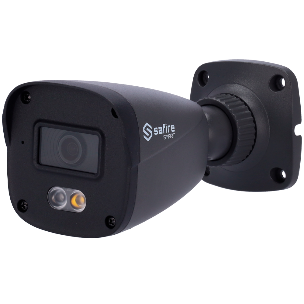 Safire Smart Cámara Bullet IP gama B1 color gris 4 MP, 2.8 mm, WiFi, PoE SF-IPB070A-4B1-DL-GREY