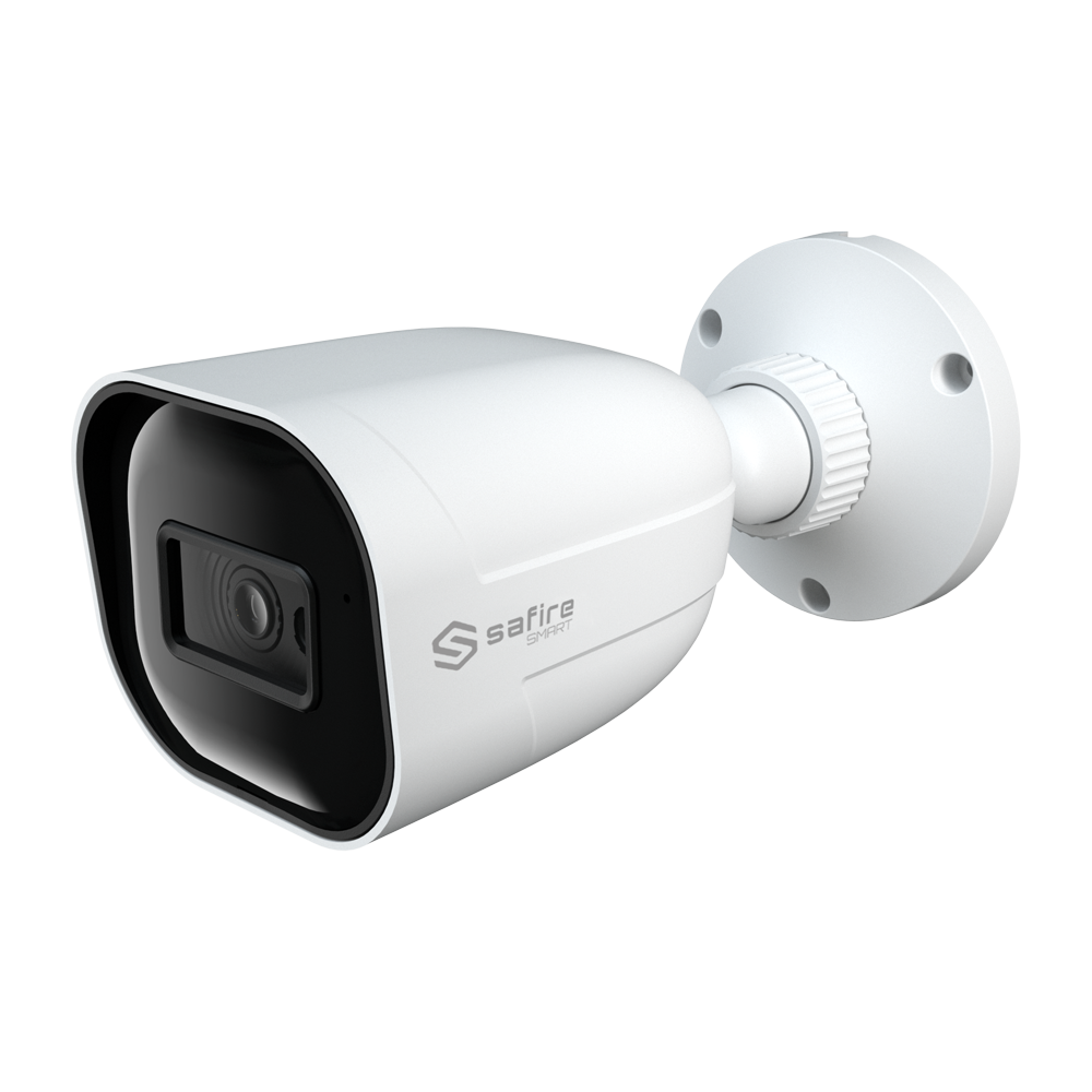 Safire Smart Cámara Bullet IP gama I1 AI Avanzada color blanco 6 MP, 2.8 mm, WiFi, PoE SF-IPB080A-6I1