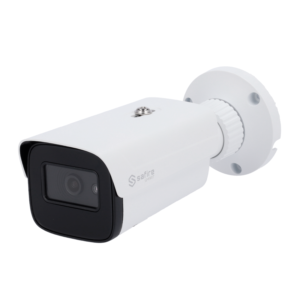 Safire Smart Cámara Bullet IP gama I2 AI Avanzado color blanco 8 MP, 2.8 mm, WiFi, PoE SF-IPB380A-8I2