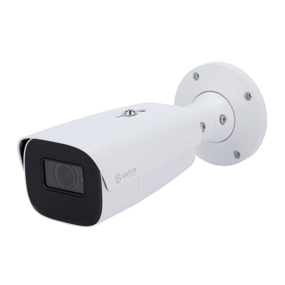 Safire Smart Cámara Bullet IP gama I1 AI Avanzado color blanco 4 MP, 7 ~ 22 mm Motorizada, WiFi, PoE SF-IPB585ZA-4I1-0722