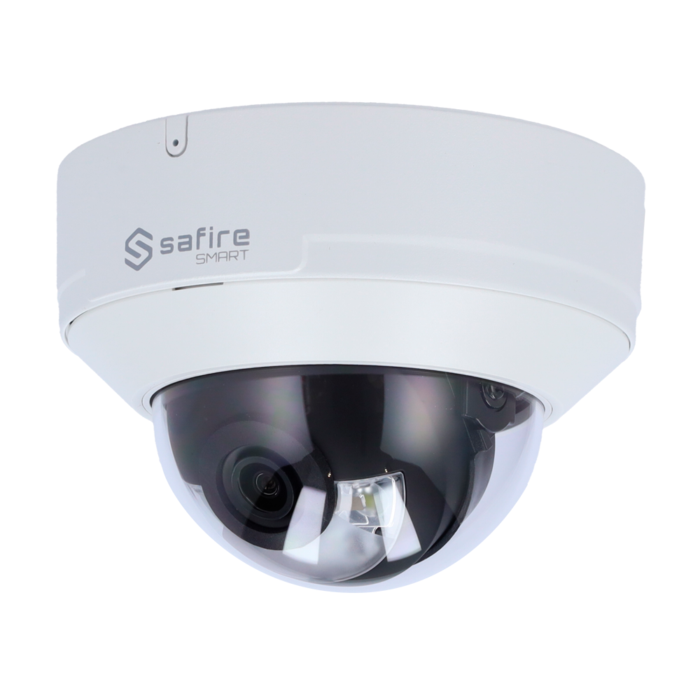 Safire Smart Cámara Domo IP gama I1 AI Avanzada y DualLight color blanco 6 MP, 2.8 mm, WiFi, PoE SF-IPD040A-6I1-DL