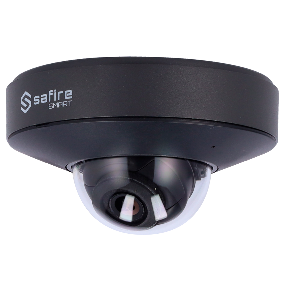 Safire Smart Cámara Domo IP gama I1 AI Avanzado color blanco 4 MP, 2.8 mm, WiFi, PoE SF-IPD050A-4I1-GREY