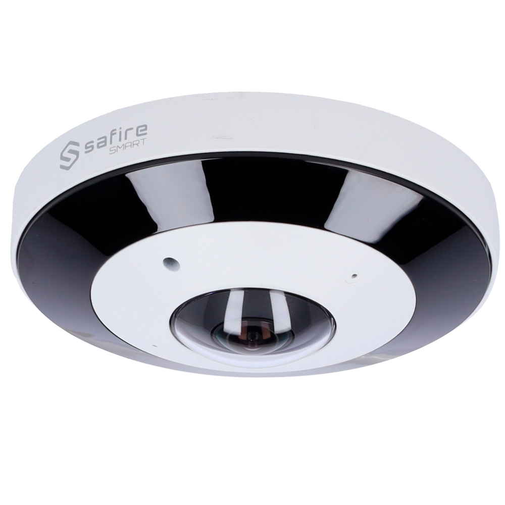 Safire Smart Cámara Domo IP Fisheye gama I1 color blanco 6 MP, 1.1 mm, WiFi, PoE SF-IPD360A-6I1