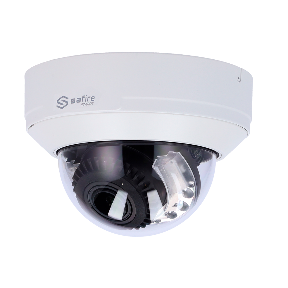 Safire Smart Cámara Domo IP gama I1 AI Avanzado AI color blanco 4 MP, 2.8 ~ 12 mm Motorizada, WiFi, PoE SF-IPD540ZA-4I1-DL