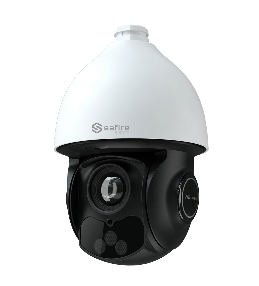 Safire Smart Cámara PTZ IP gama I1 Inteligencia Artificial color blanco 8 MP, 4.8 ~ 154 mm Motorizada, WiFi, PoE SF-IPSD5032ITA-8I1