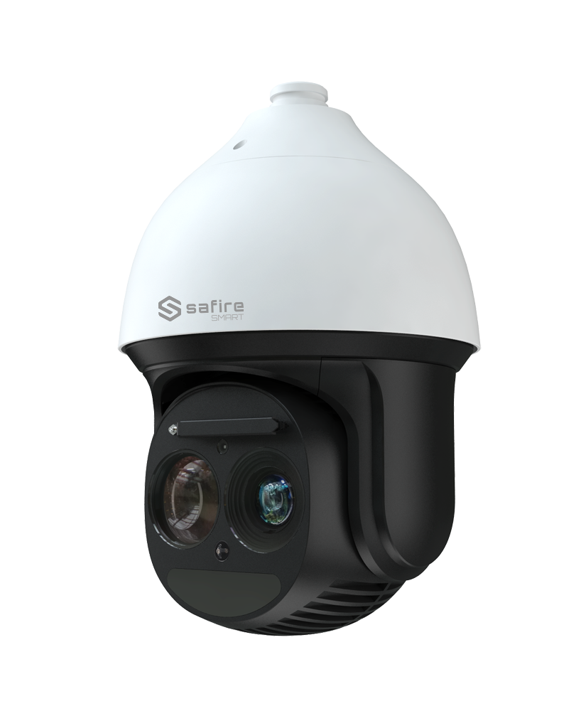 Safire Smart Cámara PTZ IP gama X1 Inteligencia Artificial color blanco 4 MP, 5.6 ~ 208 mm Motorizada, WiFi, PoE SF-IPSD8037ITA-4X1-L800