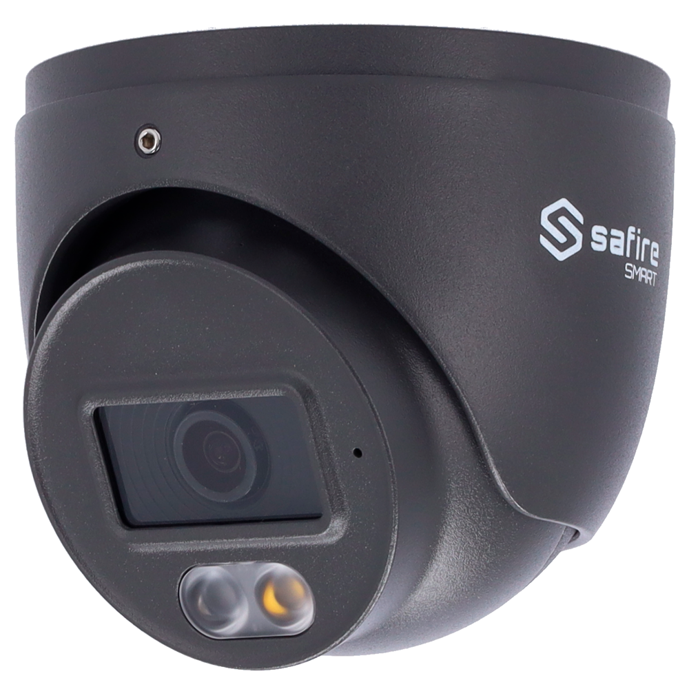 Safire Smart Cámara Turret IP gama B1 color gris 4 MP, 2.8 mm, WiFi, PoE SF-IPT010A-4B1-DL-GREY