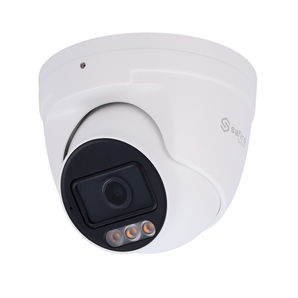 Safire Smart Cámara Turret IP gama I1 color blanco 8 MP, 2.8 mm, WiFi, PoE SF-IPT020A-8I1-NIGHTPRO