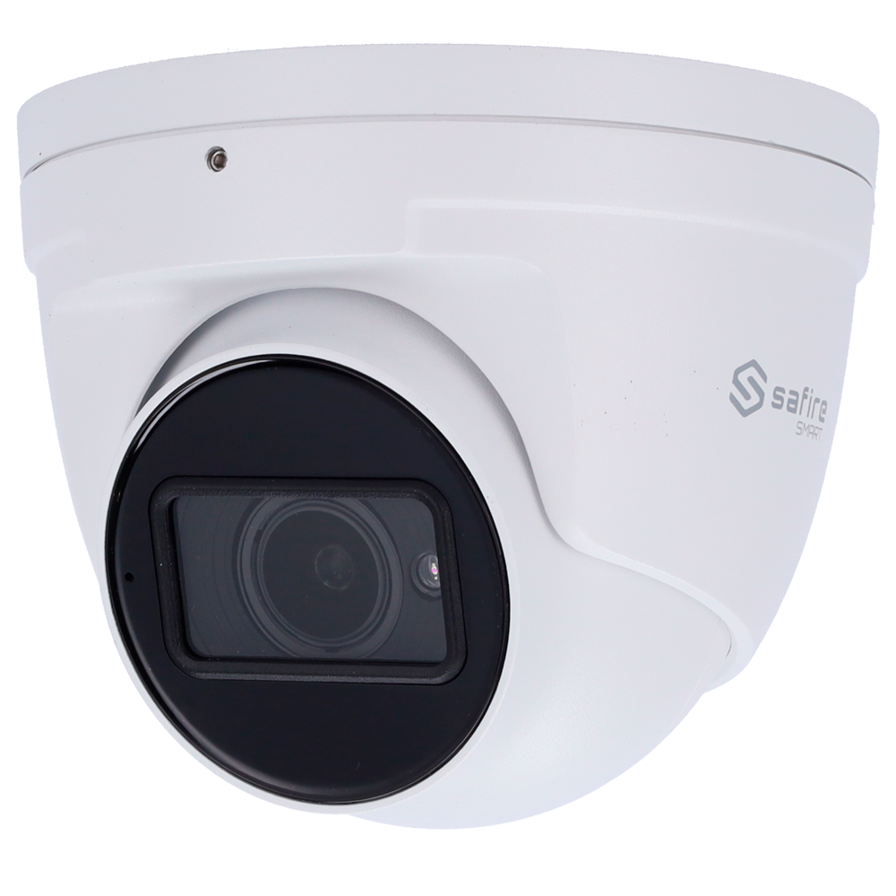 Safire Smart Cámara Domo IP gama I2 AI Avanzado color blanco 6 MP, 2.8 ~ 12 mm Motorizada, WiFi, PoE SF-IPT520ZA-6I1