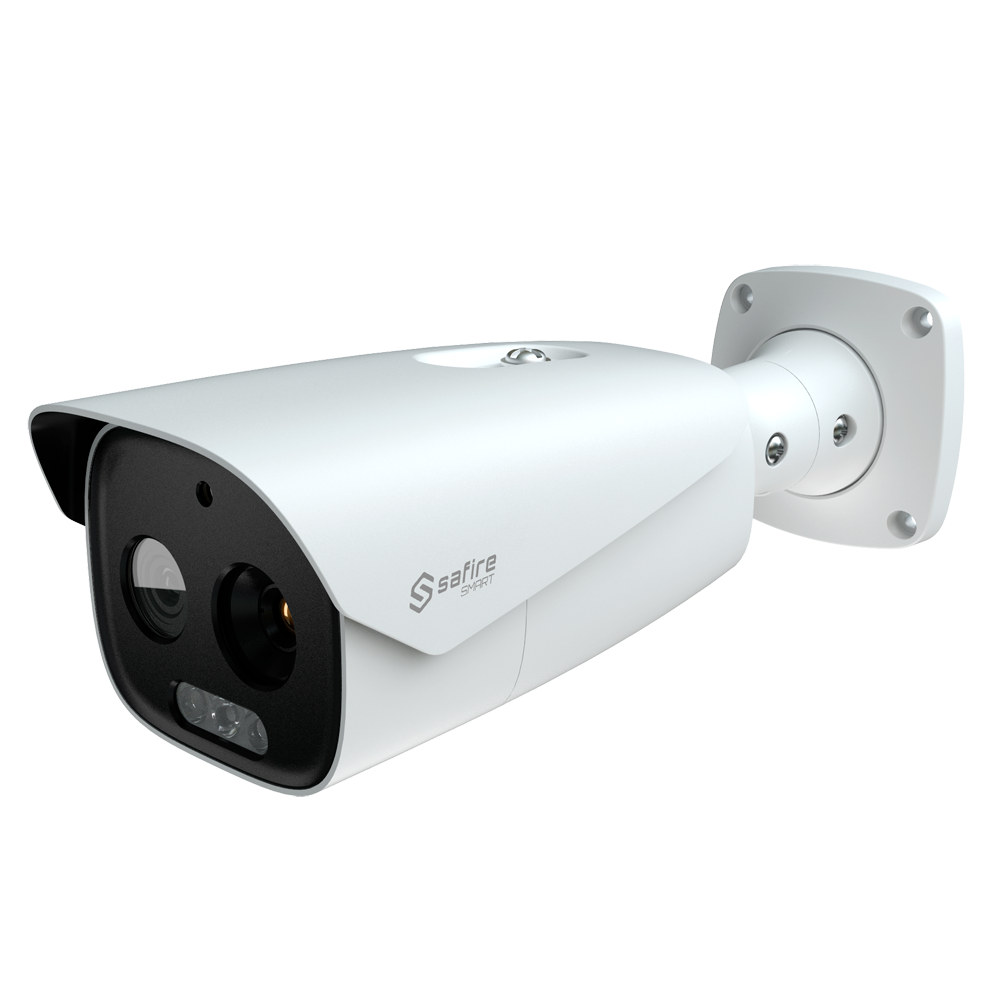 Safire Smart Cámara térmica Dual Bullet IP Safire Smart 5 MP, 19 mm, WiFi, PoE SF-IPTB384A-19D5
