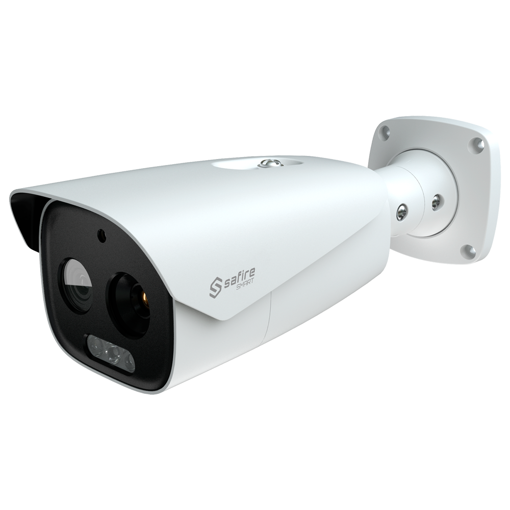 Safire Smart Cámara térmica Dual Bullet IP Safire Smart 5 MP, 9 mm, WiFi, PoE SF-IPTB640A-9D5