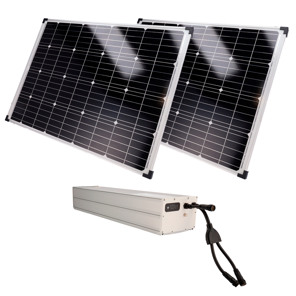 Safire Sistema de alimentación autónoma para CCTV SF-SOLARKIT-BATT-1920WH-24V