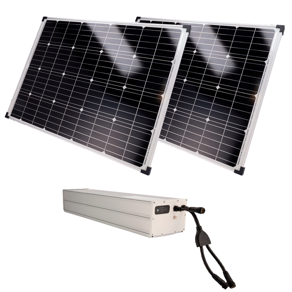 Safire Sistema de alimentación autónoma para CCTV SF-SOLARKIT-BATT-2560WH-24V