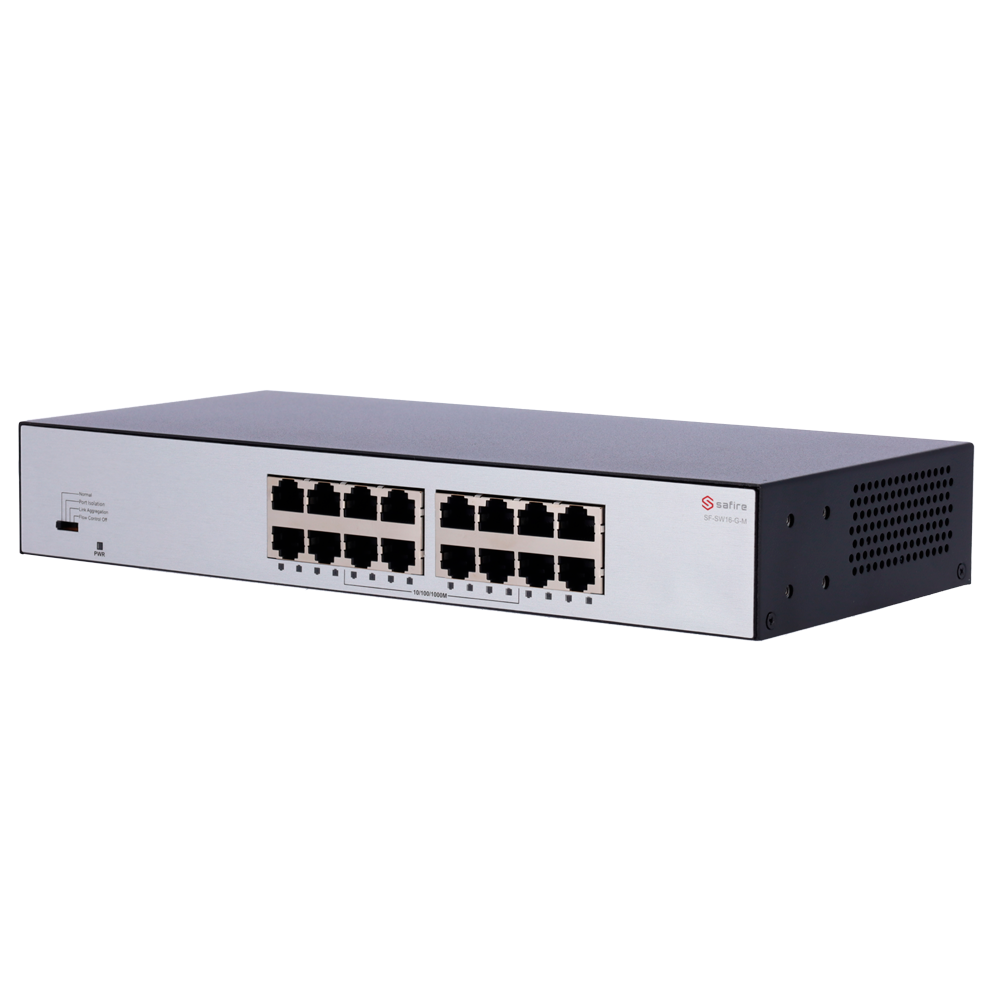 Safire Switch de sobremesa 16 puertos Gigabit SF-SW16-G-M