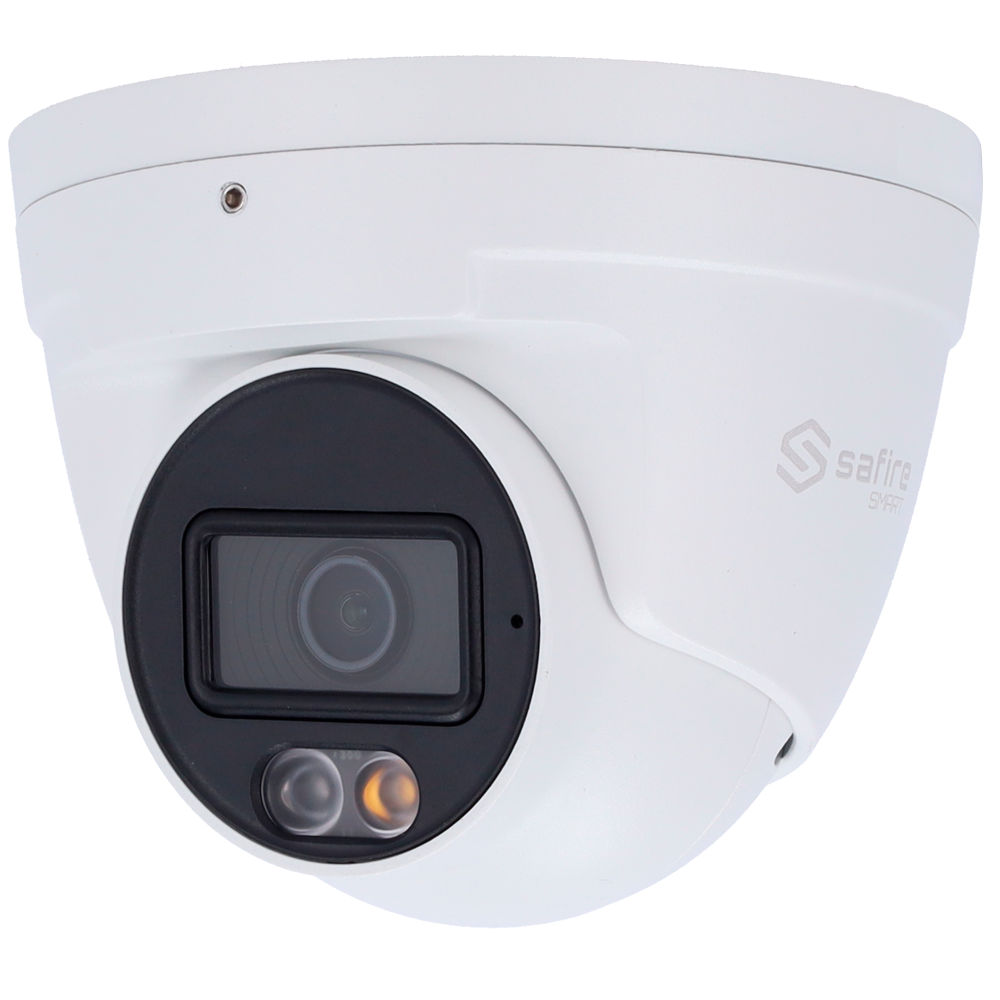Safire Smart Cámara Turret 4 en 1 Gama B1 con luz dual color blanco 2 MP, 2.8 mm SF-T020A-2B1-DL