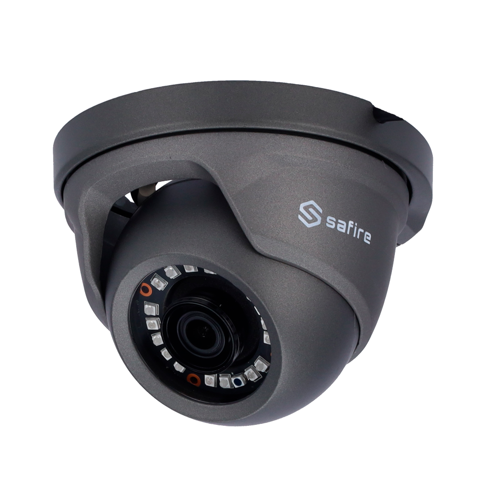 Safire Cámara Turret Gama ECO Salida 4 en 1 / Resolución 3K (2880x1620) color gris 5 MP, 3.6 mm SF-T941G-3KE
