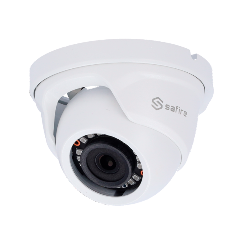 Safire Cámara domo Gama 1080p ECO 4 en 1 (HDTVI / HDCVI / AHD / CVBS) color blanco 2 MP, 2.8 mm SF-T942-2E
