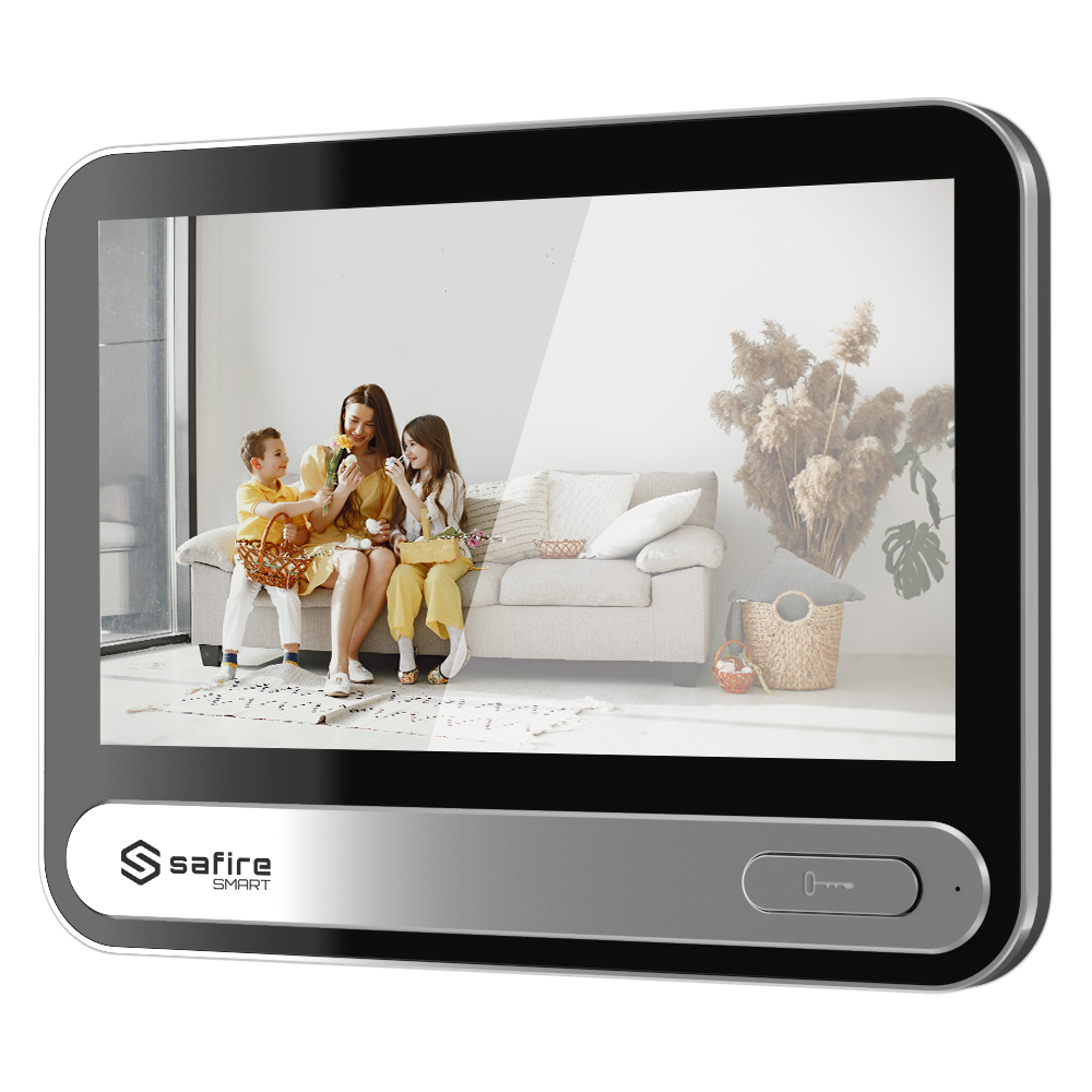 Safire Smart Monitor para videoportero Pantalla táctil IPS de 7" SF-VIDISP11-7WIP