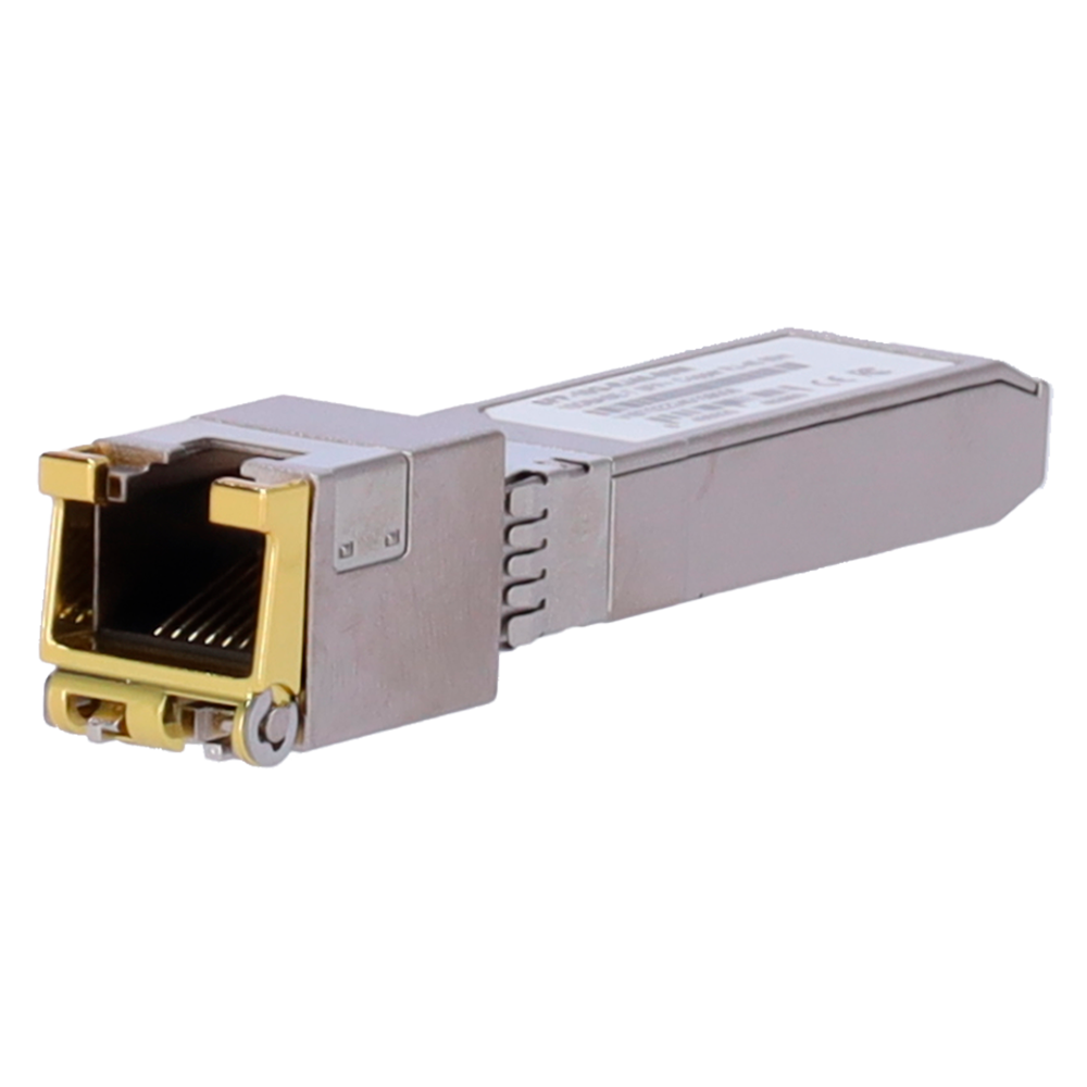 CCTV & Alarmas Módulo transceptor SFP+ Puerto cobre con conector RJ45 SFP-10G-RJ45-80M