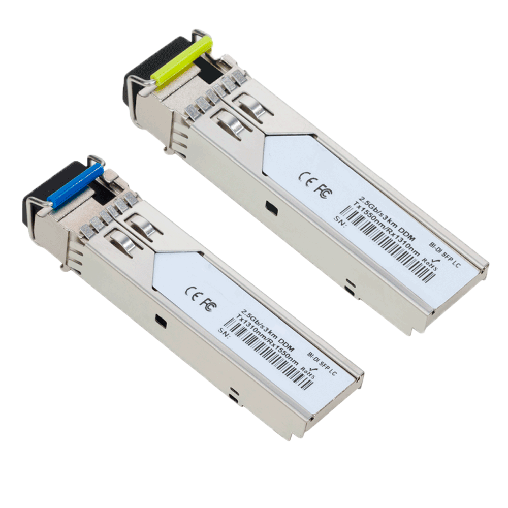CCTV & Alarmas Pareja de módulos transceptores SFP Industriales SFP-2.5G-TR1513LX-3SMF-LC-I