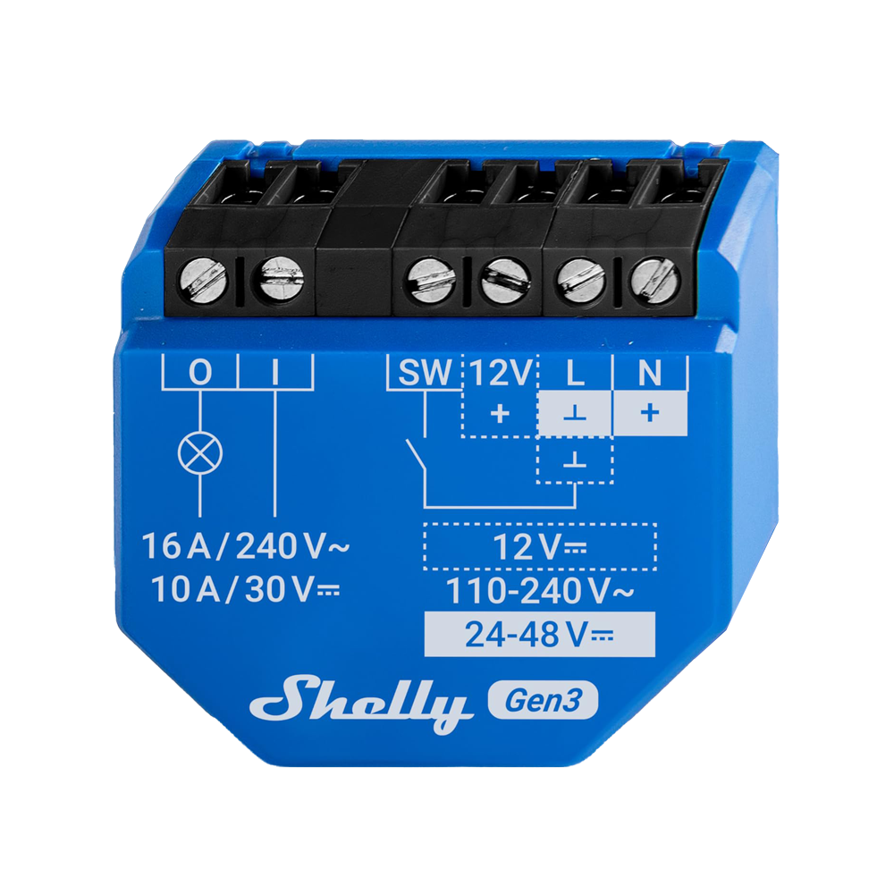Shelly Relé Shelly 1 Gen3 Controlador Inteligente SH-1-GEN3