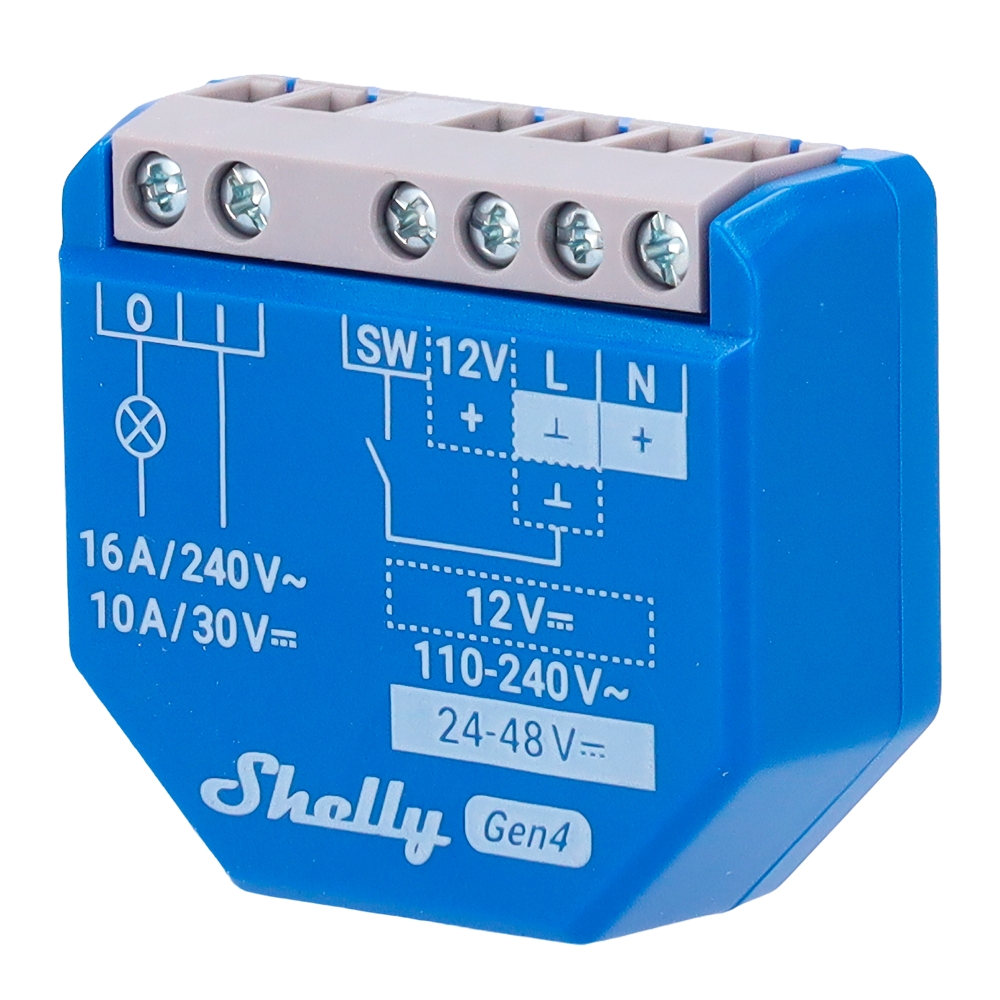 Shelly Relé Shelly 1 Gen4 Controlador Inteligente SH-1-GEN4