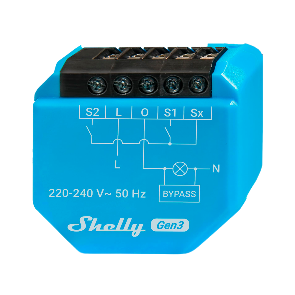 Shelly Relé Shelly 1L Gen3 Controlador Inteligente SH-1L-GEN3