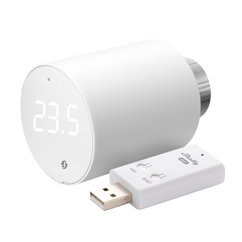Shelly BLU TRV x1 + Shelly Blu Gateway Gen3 SH-BLU-TRVX1-SH-BLU-GATEWAY-GEN3