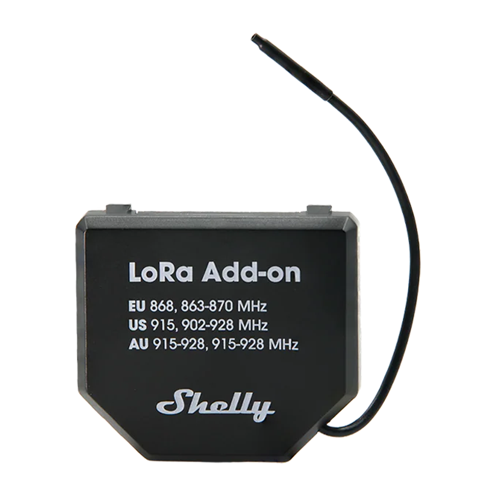 Shelly LoRa Add Conectividad LoRaWAN para distancias extremas SH-LORA-ADDON