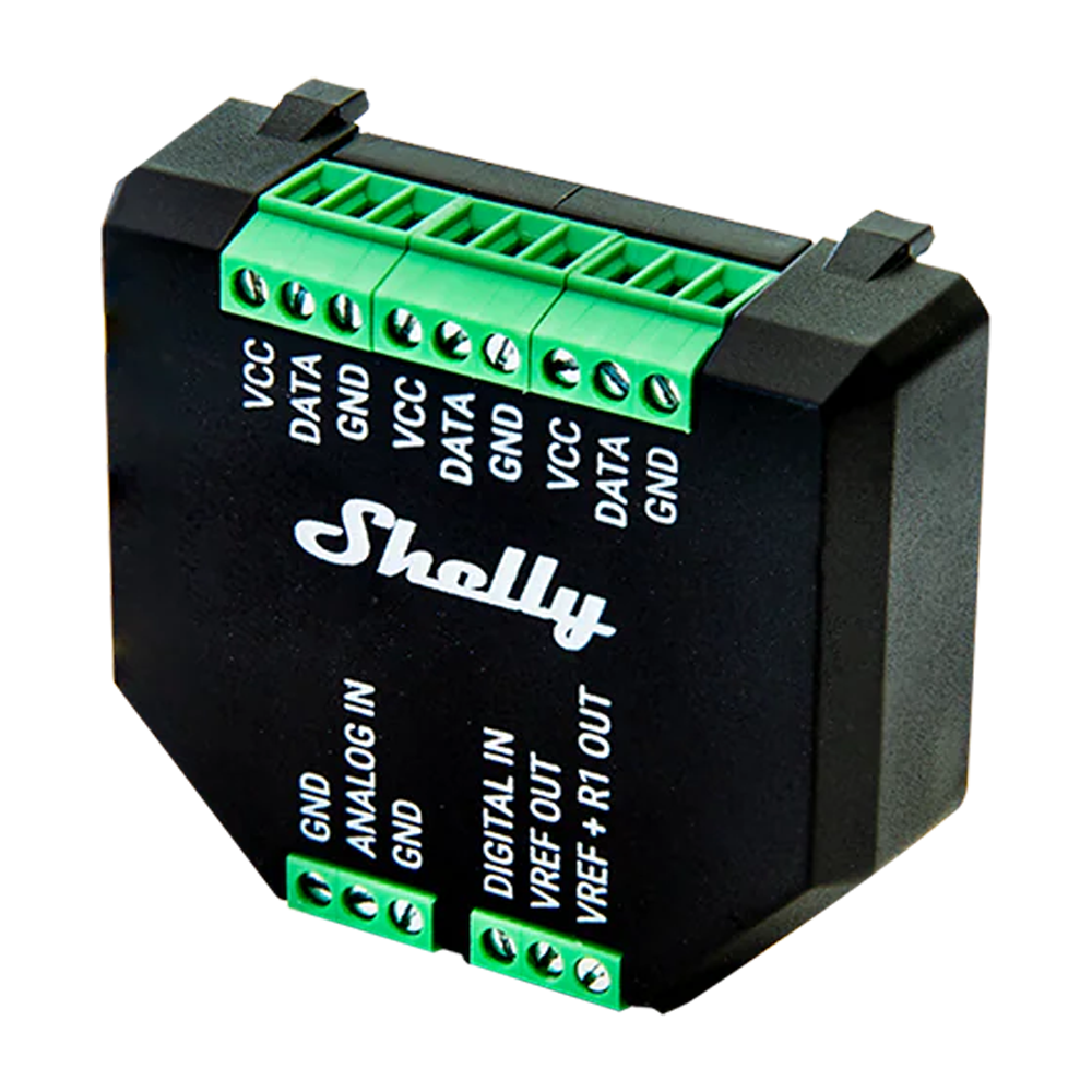 Shelly Plus AddOn Conecta hasta 5 sensores de temperatura DS18B20 SH-PLUS-ADDON