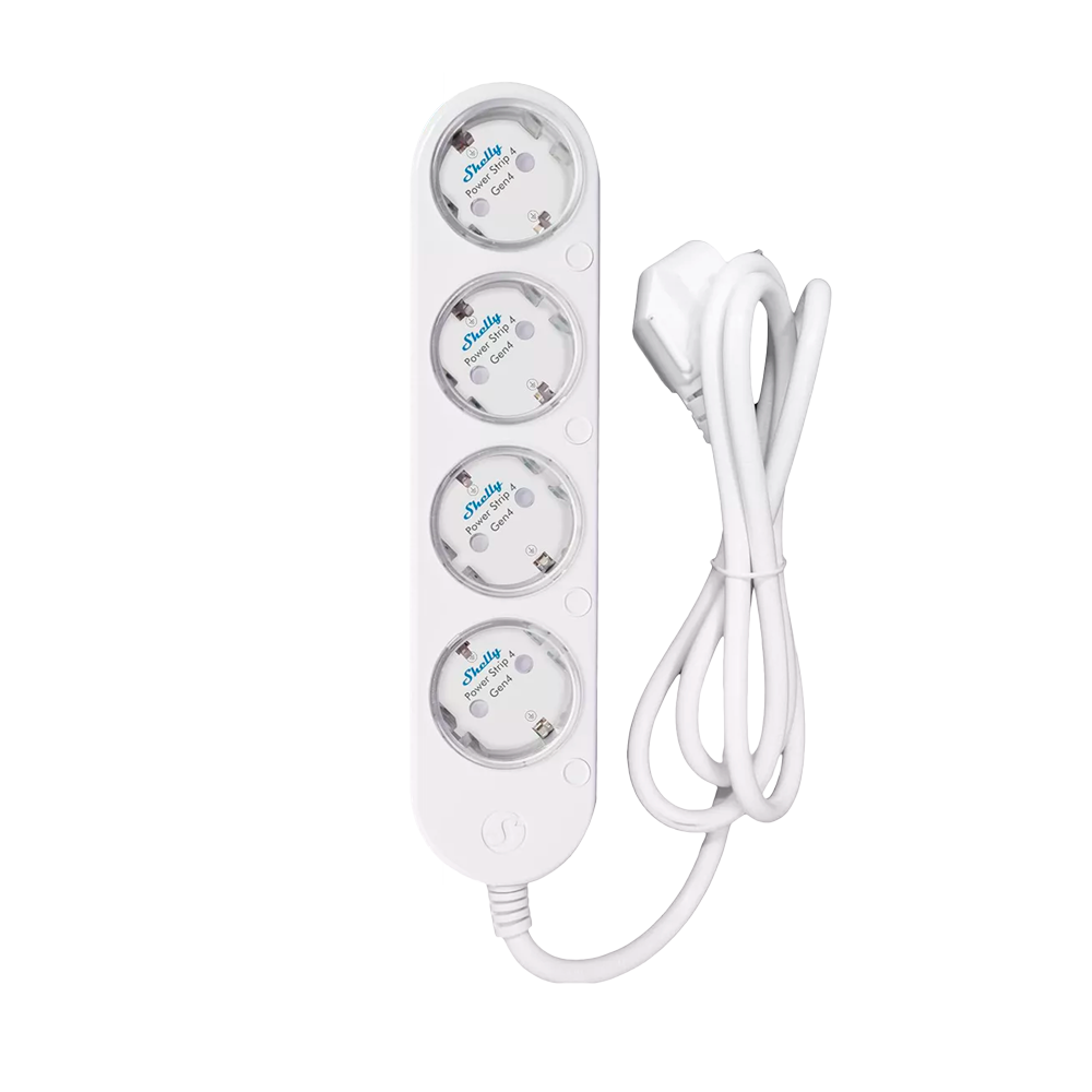 Shelly Power Strip 4 Gen4 (White) SH-POWER-STRIP-4-GEN4-W