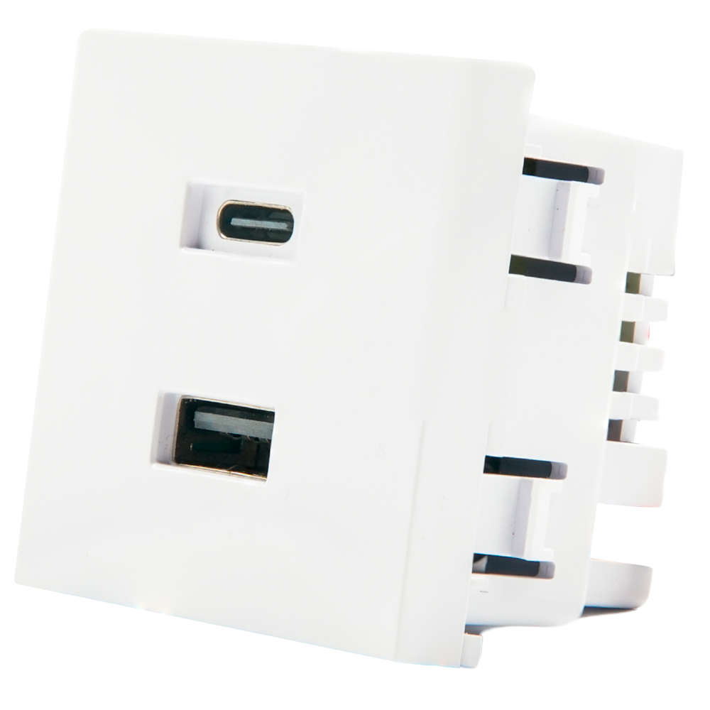Shelly USB charger for Wall Display Stand White SH-WALL-DISPLAY-USB-W