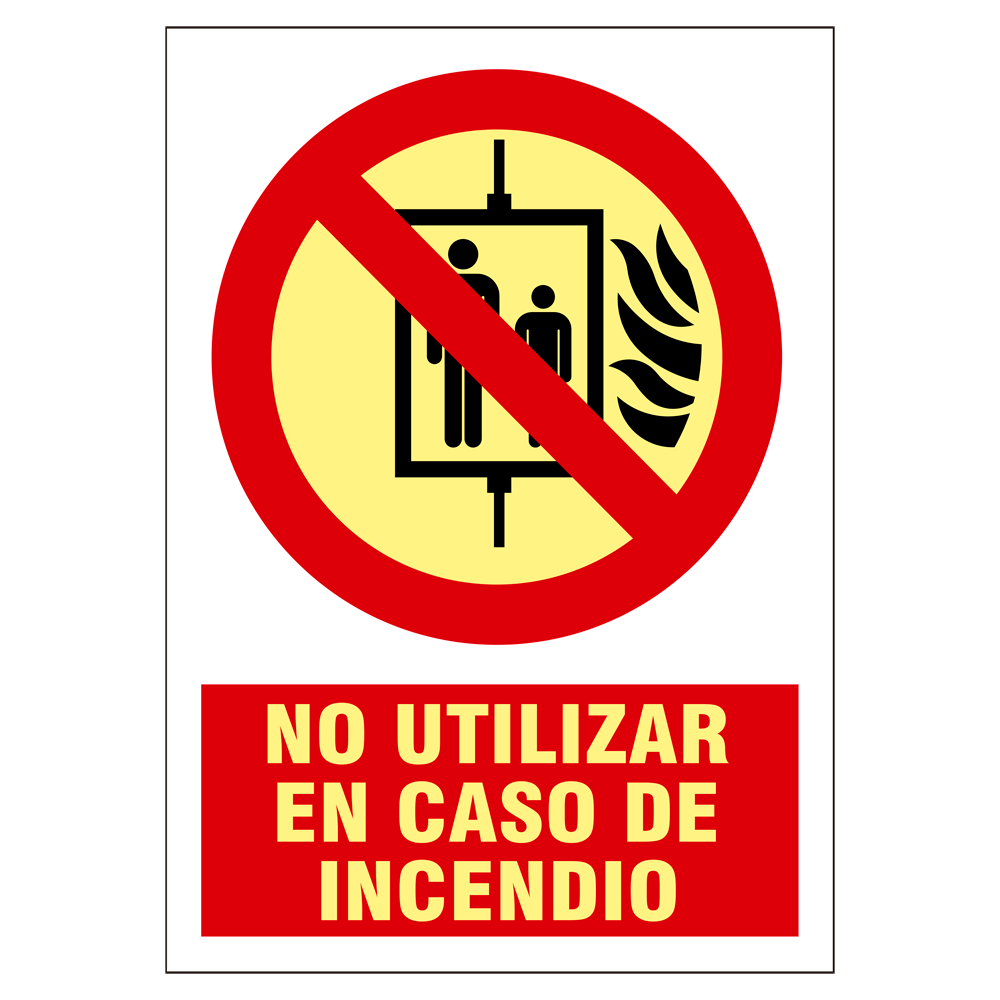 CCTV & Alarmas Cartel de señalización Equipos de protección contra incendios SIGNS-4175B-2129