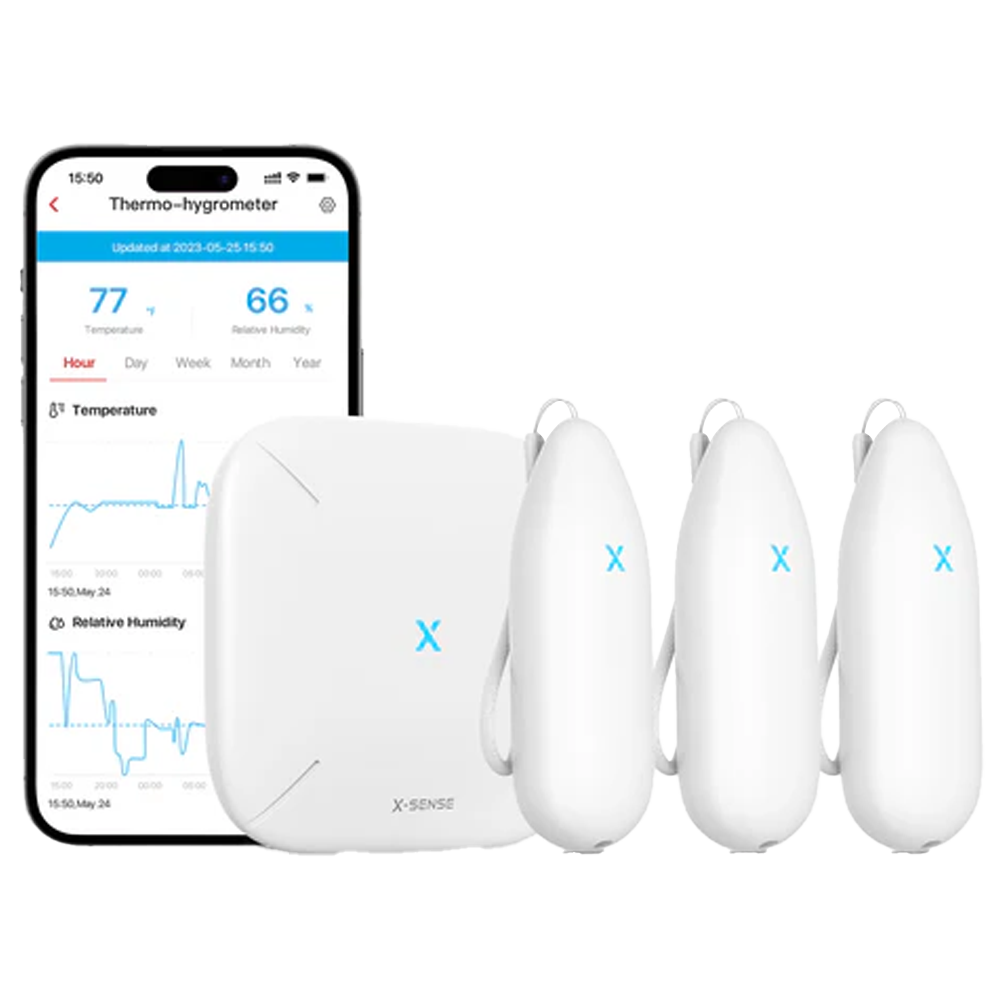 X-Sense SENSE Kit 3+1 TPH con puerta de enlace STH54