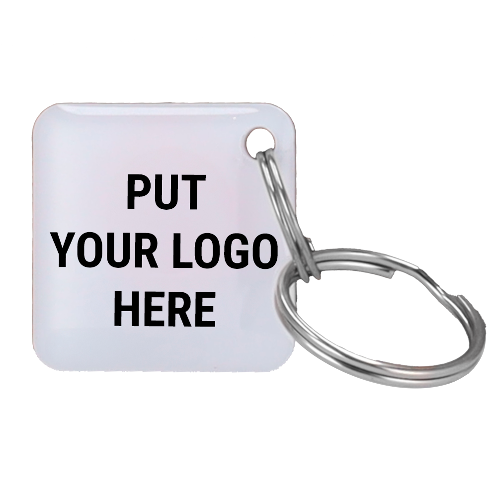 Cardcube Llavero TAG de proximidad personalizable TAG-MF-EPOXY-SQ-CUSTOM-1000