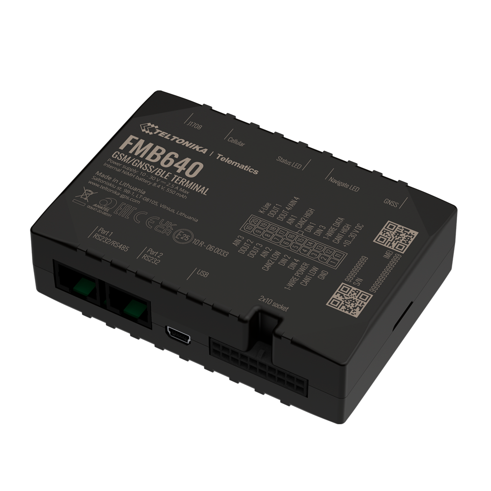 Teltonika Tracker profesional para vehículos TK-FMB640