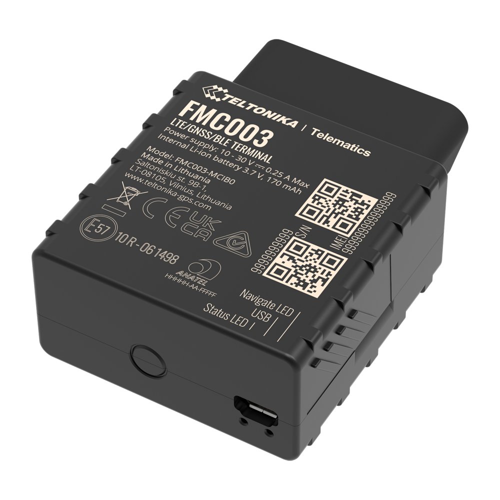 Teltonika Tracker Plug & Play para vehículos TK-FMC003