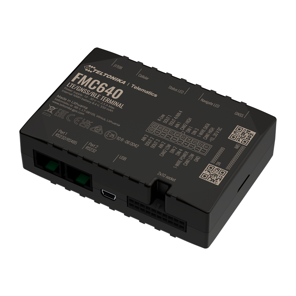 Teltonika Tracker profesional para vehículos TK-FMC640