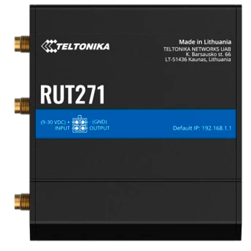 Teltonika Router Industrial 5G RedCap SA y 4G LTE Cat 4 TK-RUT271