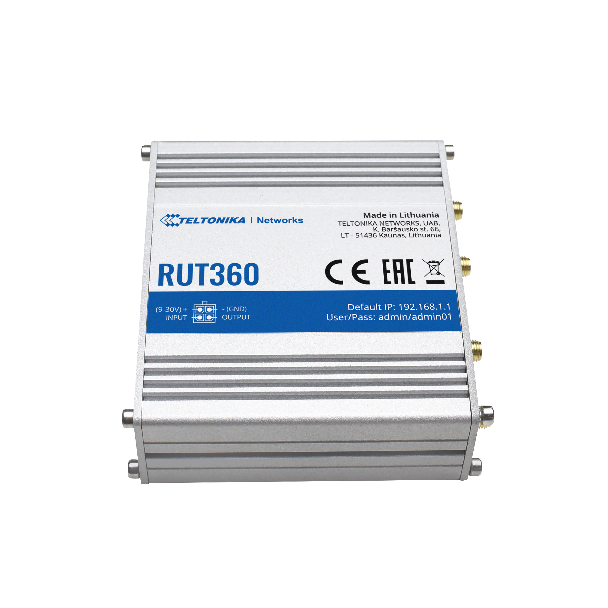 Teltonika Router Industrial 4G LTE Cat 6 hasta 300 Mbps TK-RUT360