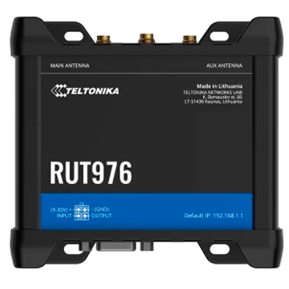 Teltonika Router Industrial 5G RedCap y 4G LTE Cat 4 TK-RUT976