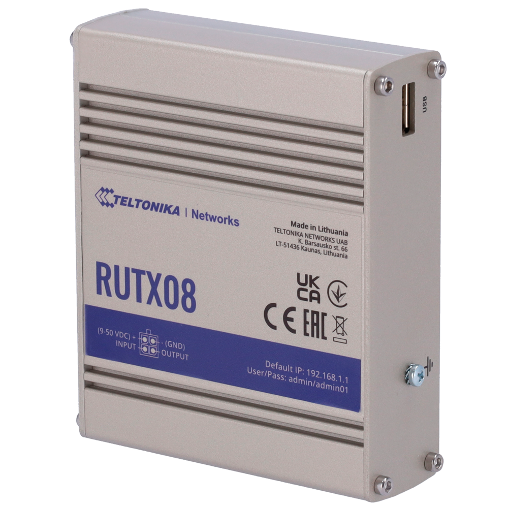 Teltonika Router Industrial Gigabit Ethernet potente TK-RUTX08
