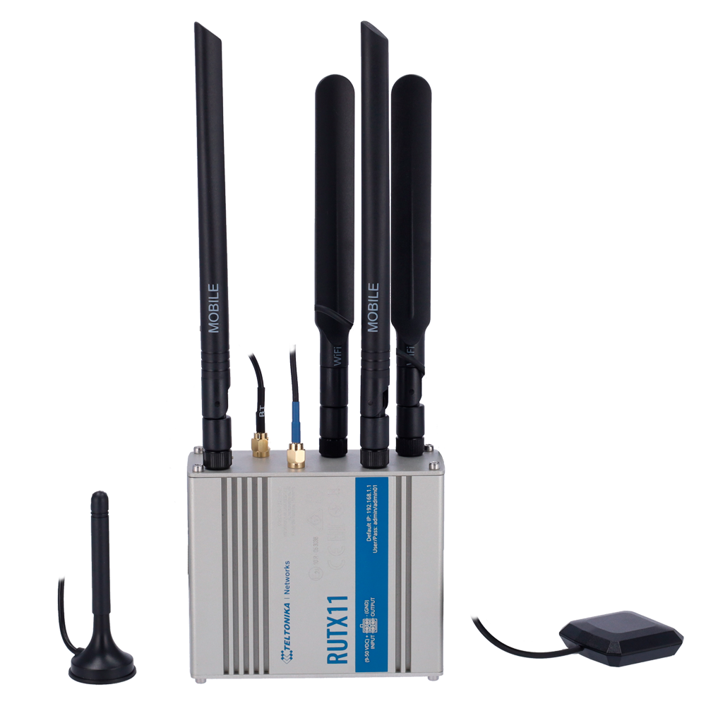 Teltonika Router Industrial 4G LTE Cat 6 hasta 300 Mbps TK-RUTX11