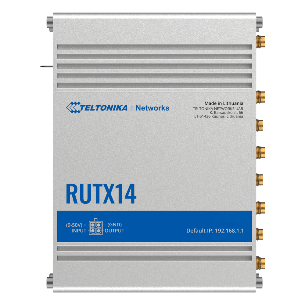 Teltonika Router Industrial 4G LTE Cat 12 hasta 600 Mbps TK-RUTX14