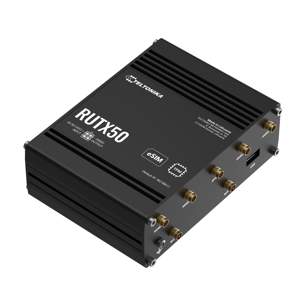 Teltonika Router Industrial 5G Sub 6 GHz SA/NSA Wi TK-RUTX50