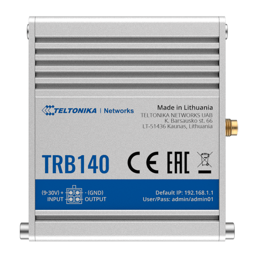 Teltonika Gateway Industrial 4G LTE Cat 4 TK-TRB140